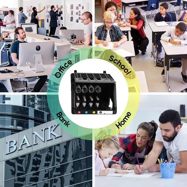 Alt view image 6 of 6 - HP 950 951 Printhead for HP Officejet Pro 950 951 950XL 951XL HP Pro 8100 8600 8700 250DW 251DW 276DW 8610 8620 8625 8630 Printer, Color Printer Head, HP 950 951 Printhead Replacement