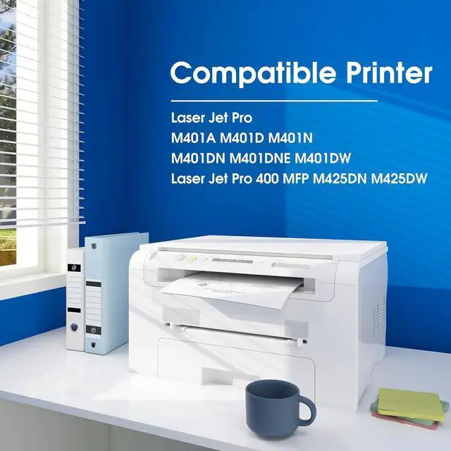 Alt view image 4 of 7 - 80A CF280A High Yield Toner Cartridge Compatible for HP 80A CF280A 80X CF280X Toner for HP Pro 400 M401A M401D M401N M401DNE MFP M425DN Laser Jet P2055 P2055DN P2035N Printer Ink Black 1-Pack