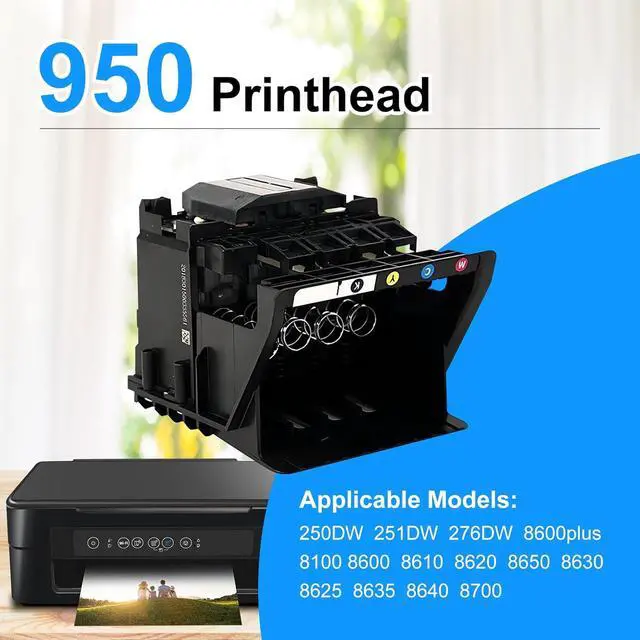 Alt view image 4 of 7 - 950 951 950XL 951XL Printhead OfficeJet Pro 8100 8600 8610 8620 8630 8625 8635 8640 251DW, 276DW Printer Head