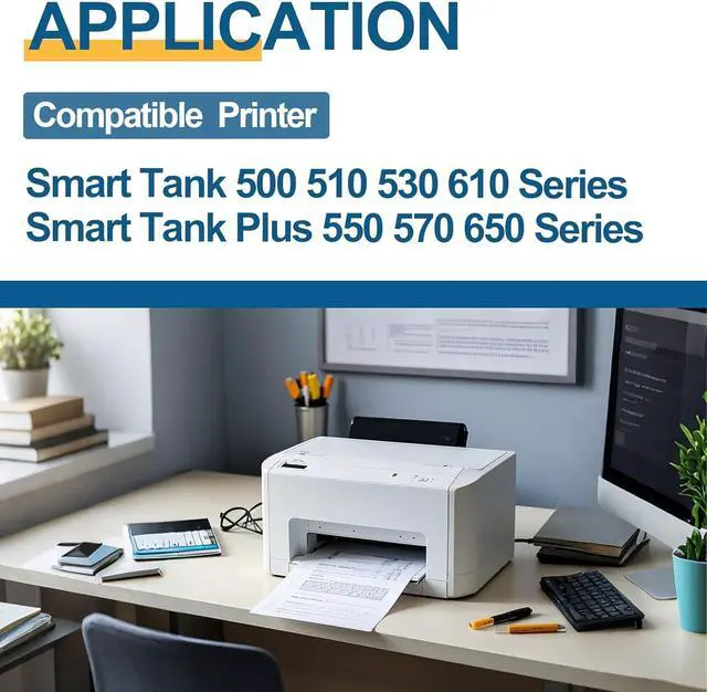 Alt view image 2 of 6 - X4E75A M0H50A Pinthead Combo Pack High Yield Relacement for Smart Tank Plus 651 Printhead Compatible with Smart Tank 500 510 530 610 Series Smart Tank Plus 550 570 650 Series (2-Pack)