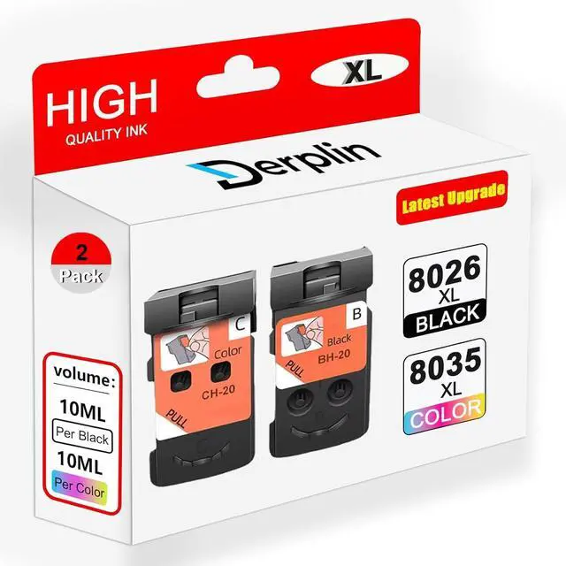 Main image of BH-20 CH-20 Print Head Use for PIXMA G1220 G1230 G2260 G2270 G3260 G3262 G3270 G3272 G3290 G4270 G4280 G5020 G6020 and G7020 MegaTank Printers (PG-8035XL CL-8026XL Combo Pack)