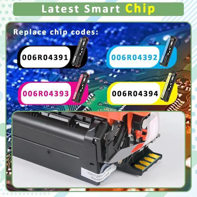 Alt view image 3 of 7 - for Xerox C235 C230 Black Toner Cartridge (with Chip),Replacement 006R04391 High-Yield Cartridges Compatible with Xerox C230DNI/C235DNI Color Multifunctional Printer 006R04383 Ink Cartridge (Black)