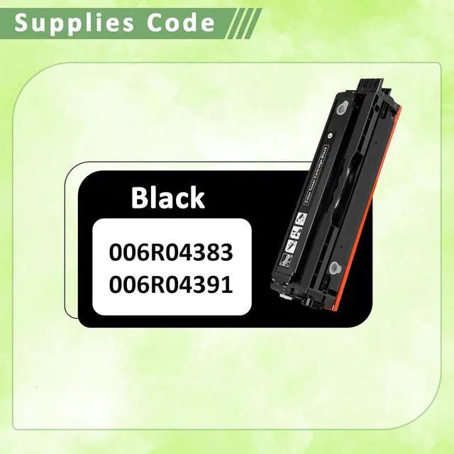 Alt view image 4 of 7 - for Xerox C235 C230 Black Toner Cartridge (with Chip),Replacement 006R04391 High-Yield Cartridges Compatible with Xerox C230DNI/C235DNI Color Multifunctional Printer 006R04383 Ink Cartridge (Black)
