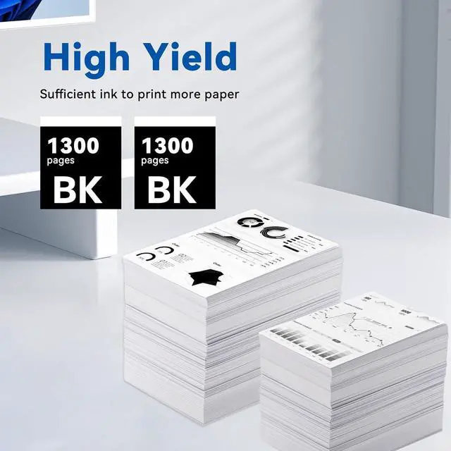 Alt view image 3 of 7 - 218A Toner Cartridges (with Chip) High Yield Compatible Replacement for HP 218A W2180A 218X Works with Color Laserjet Pro MFP 3301cdw 3201dw 3301sdw Printer (2 Pack, Black)