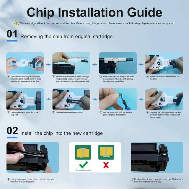 Alt view image 7 of 7 - 218A 218X Toner Replacement for HP 218A Toner Cartridges 4 Pack - W2180A 218X W2180X for 3301FDW Toner High Yield to use with HP Color Laserjet Pro MFP 3301FDW 3301CDW 3301SDW| 3201DW, NO CHIP(4 Pack)