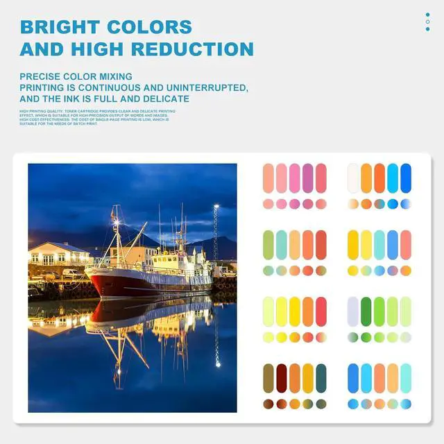 Alt view image 5 of 6 - High Yield TK8517 Toner Cartridges TK-8517 Toner Cartridge Set Compatible for Copystar CS-5052ci CS-6052ci TASKalfa 5052ci 6052ci Series Printer