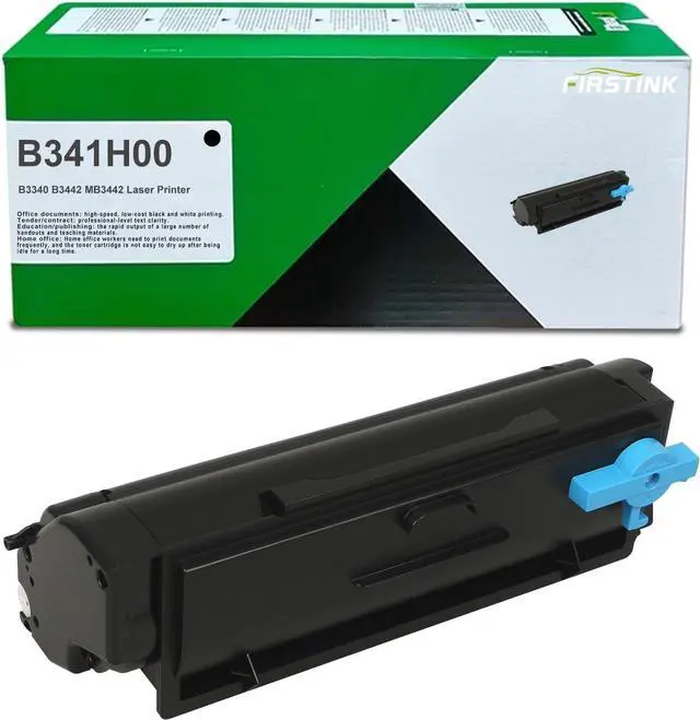 Main image of B341H00 Toner Cartridge Black High Yield 3,000 Pages [with New Chip] B341H00 Black Toner Replacement for B3340 B3442 MB3442 Laser Printer(1-Pack)