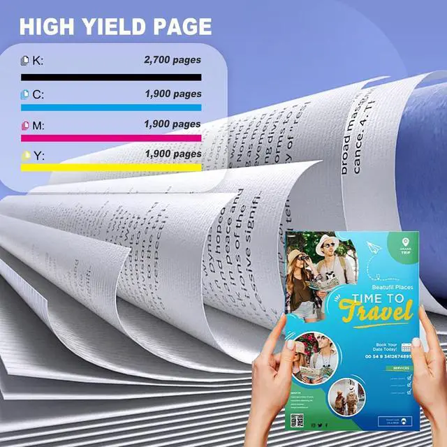 Alt view image 3 of 6 - 4 Pack TN210 BK/C/M/Y Toner Cartridge Ink High Yield Replacement for Brother HL-3040CN 3045CN 3070CW 3075CW 8070 8370 MFC-9010CN 9120CN 9125CN 9325CW 9320CN/CW DCP-9010CN 4PK