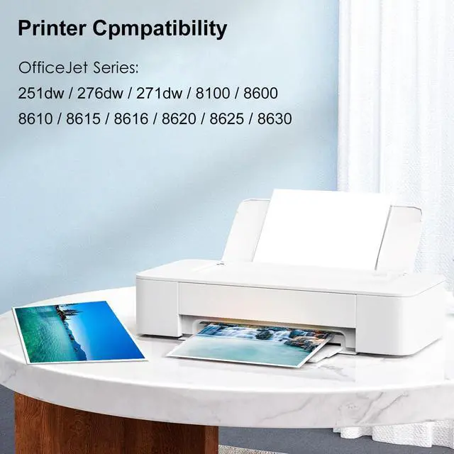 Alt view image 2 of 6 - 950XL 951XL Ink Cartridges Combo Pack Compatible for HP 950 951 Ink Cartridges Combo Pack with OfficeJet Pro 8600 8610 8620 8100 8630 8660 8640 8615 276DW 251DW (Black Cyan Magenta Yellow, 4 Pack)