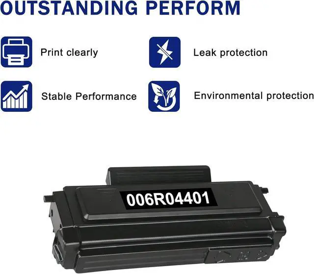 Alt view image 3 of 6 - B230 B225 B235 Black Toner Cartridge 6,000 Pages Extra High Capacity 1-Pack Compatible 006R04401 Toner Cartridge Replacement for XRX B230 B225 B235 Printer with chip