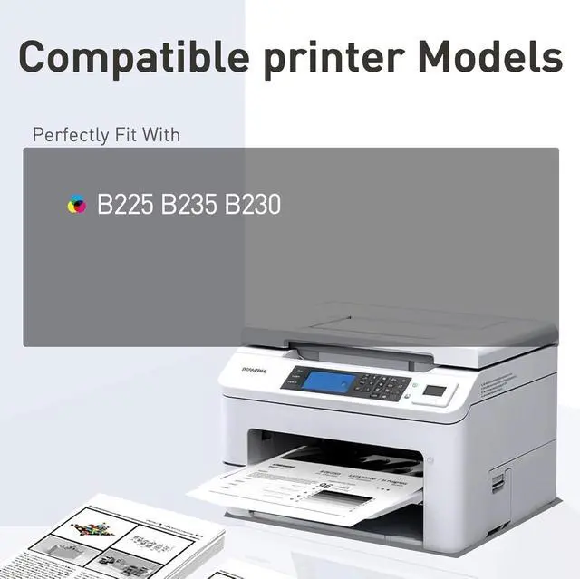 Alt view image 2 of 5 - Compatible Toner Cartridge Replacement for 006R04400 Toner Cartridge 2 Pack B230/B225/B235 Black High Capacity for Xerox B230 B225 B235 Printer