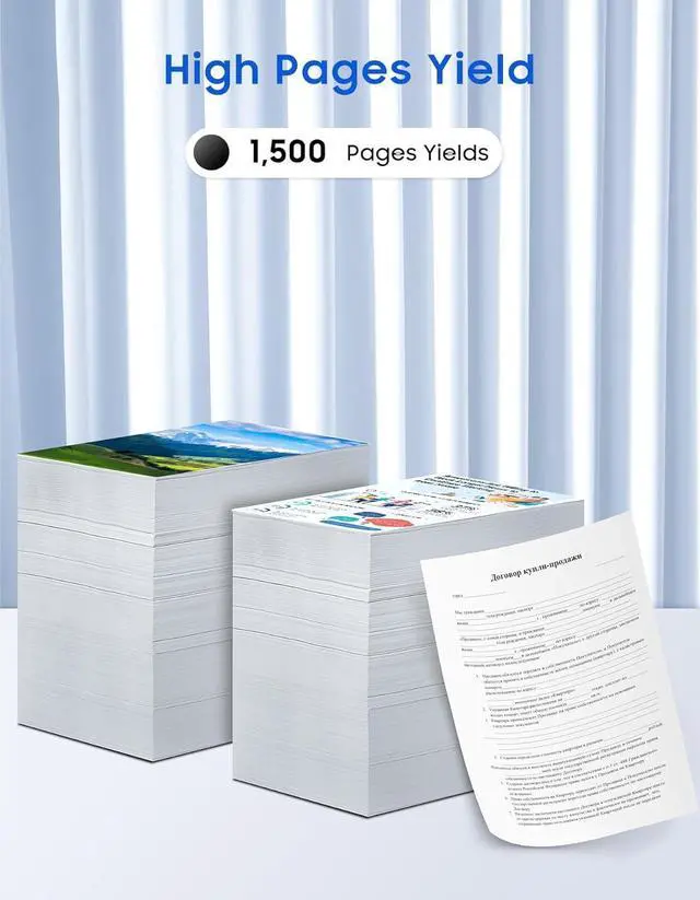 Alt view image 3 of 6 - B221000 Black Toner Cartridge 1-Pack B2236 MB2236 Toner Cartridge Replacement for Lexmark B221000 MB2236adwe MB2236i MB2236adw B2236dw Printer Ink