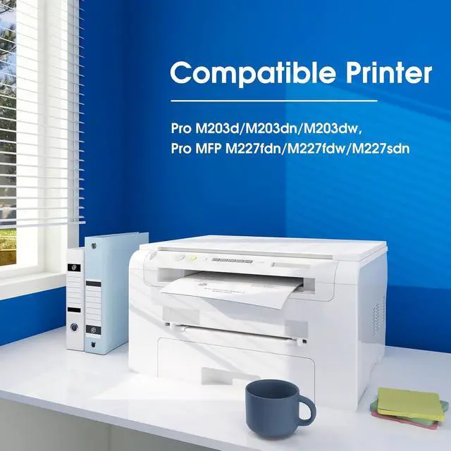 Alt view image 3 of 7 - 30X CF230X Black Toner Cartridges 2-Pack M203dw M227fdw Toner Compatible for HP30X HP30A Work with HP Laser Pro M203dn M203dw M203d Laserjet Pro MFP M227fdn M227fdw M227sdn Printer, High-Yield