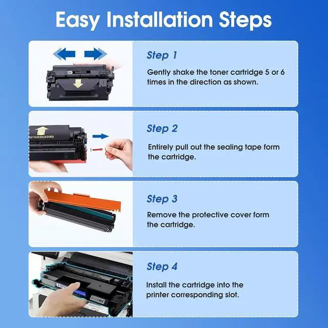 Alt view image 4 of 7 - 30X CF230X Black Toner Cartridges 2-Pack M203dw M227fdw Toner Compatible for HP30X HP30A Work with HP Laser Pro M203dn M203dw M203d Laserjet Pro MFP M227fdn M227fdw M227sdn Printer, High-Yield