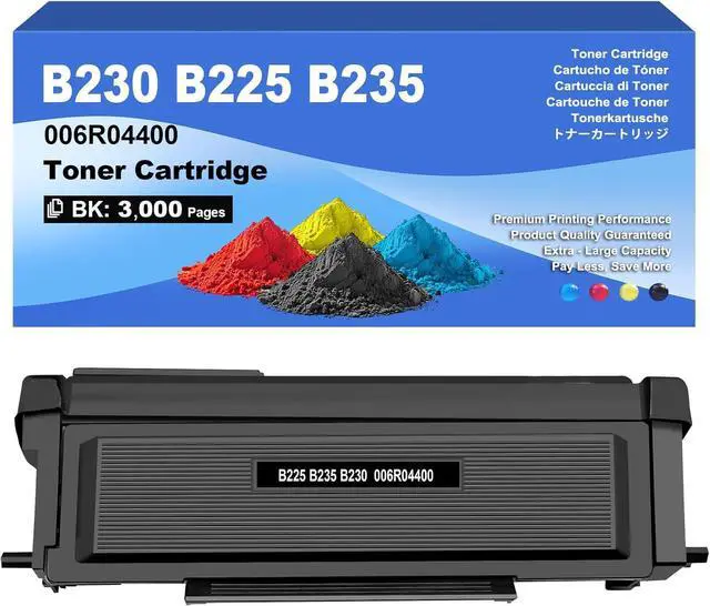 Main image of 006r04400 B225 B235 B230 Toner Cartridge Remanufactured High-Yield 3000 Page-Yield for Xerox B230 B235 B225 Printers 1 Black
