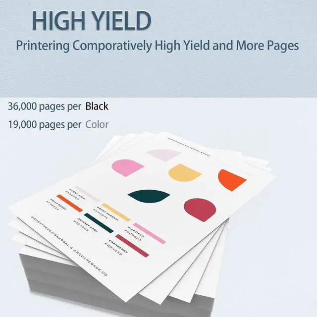 Alt view image 3 of 7 - GPR-53 GPR53 Toner Cartridge High Yield Compatible with Canon GPR-53 Toner Cartridge ImageRUNNER Advance C3325i C3525i C3530i C3725i C3826i C3830i C3835i Printer(4 Packs, Black Cyan Magenta Yellow)