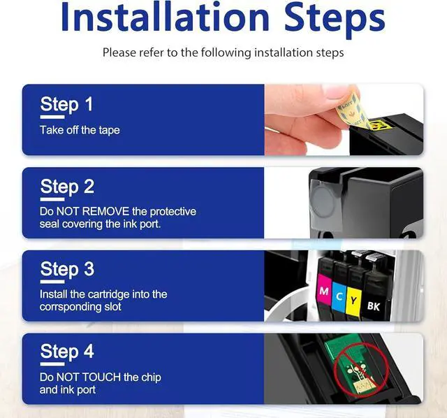 Alt view image 6 of 7 - LC3037 LC3037XXL Ink Cartridges Super High-Yield Replacement for Brother LC-3037XXL LC3037 XXL for MFC-J5845DW MFC-J6945DW MFC-J5945DW MFC-J6545DW Printer(LC3037 BK/C/M/Y Ink Cartridges, 4-Pack)