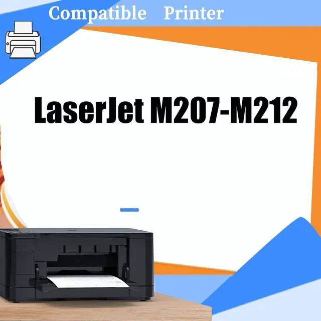 Alt view image 2 of 7 - M207-M212 Black Toner Cartridge Compatible for HP Laserjet M207-M212 Toner Cartridge Work for Laserjet M207-M212 Printers 1-Pack