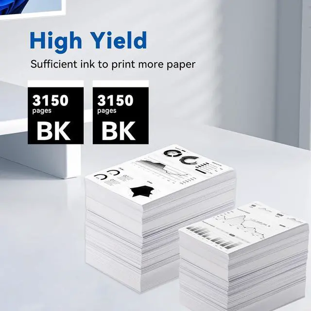 Alt view image 3 of 7 - 206X Toner Cartridges (with Chip) Replacement for HP 206X 206A High Yield Compatible with Laserjet Pro MFP M282nw M283fdw M283fdn Pro M255dw M255nw Printer (2 Black)