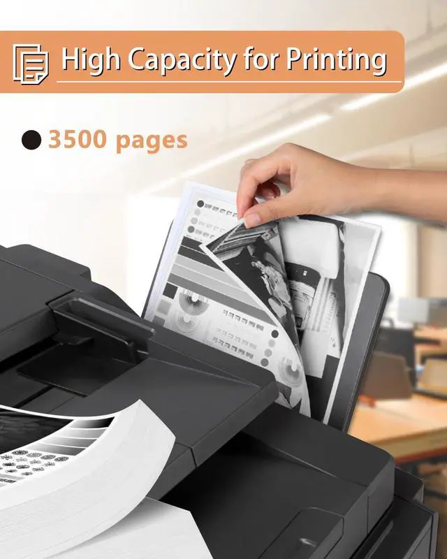 Alt view image 3 of 7 - B2236 B221H00 Toner Cartridges High Yield (with Chip) Compatible with Lexmark B221H00 B221000 for B2236, MB2236 Laser Printer [3,000 Pages]