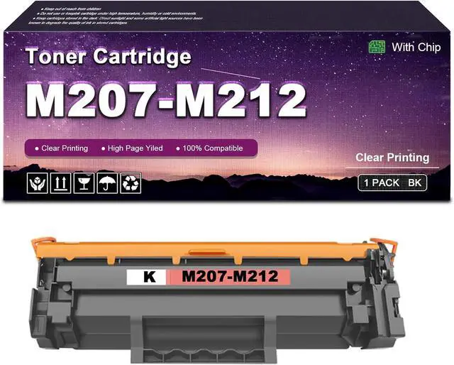 Main image of M207-M212 Black Toner Cartridge Replacement (with Chip) for HP Laserjet M207-M212 Toner Cartridge Work for Laserjet M207-M212 Printers