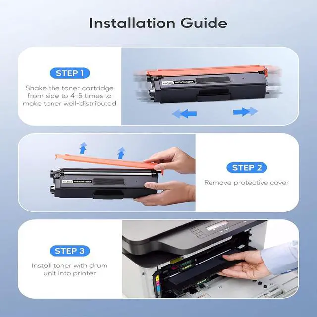 Alt view image 5 of 7 - CS730 Toner Cartridge Replacement (with Chip) for Lexmark 71C10K0 71C10C0 71C10M0 71C10Y0 Toner Cartridge Work with CS730de CS735de CS737dze CX730de CX735 CX737 Printers Black