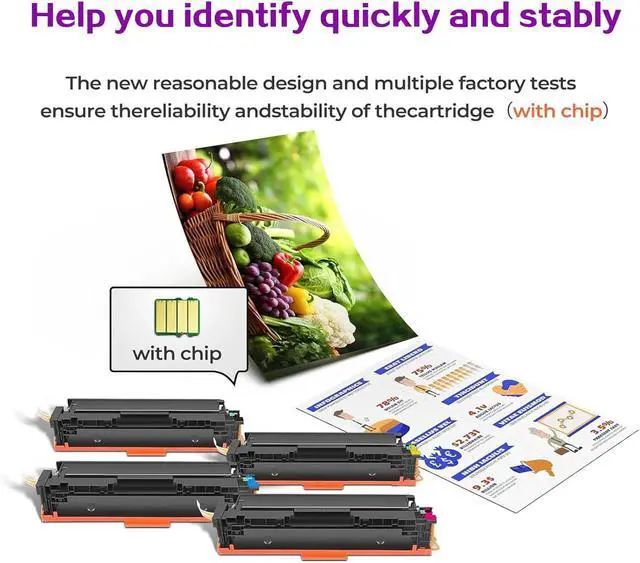 Alt view image 6 of 7 - CS730 Toner Cartridge Replacement (with Chip) for Lexmark 71C10K0 71C10C0 71C10M0 71C10Y0 Toner Cartridge Work with CS730de CS735de CS737dze CX730de CX735 CX737 Printers Black