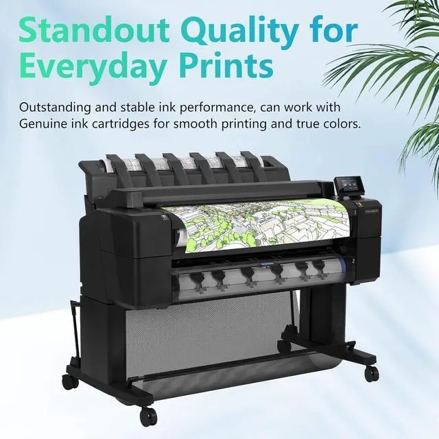 Alt view image 5 of 6 - 727XL Ink Cartridges Compatible with HP DesignJet T930 T920 T1500 T2500 T1530 T2530, Replacement for HP 727 300-ml Ink Cartridge (300-ml, Matte Black/Photo Black/Gray/Cyan/Magenta/Yellow, 6 Pack)