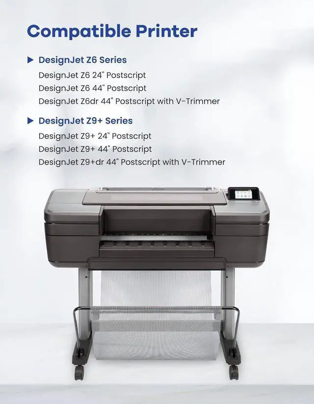 Alt view image 2 of 6 - 746 Ink Cartridges High-Capacity 300ml 6-Pack (PK/MK/CR/C/M/Y) Replacement for HP 746 Ink Cartridge P2V78A P2V79A P2V80A P2V81A P2V82A P2V83A for DesignJet Z6 & Z9+ Large Format Printer Ink 746XL