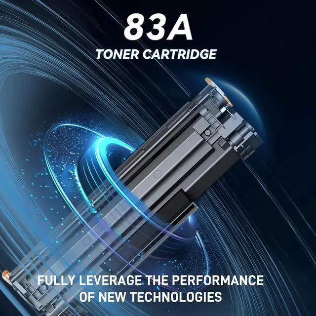 Alt view image 2 of 6 - 83A Toner Cartridge Black 2-Pack (Black) with Chip - Compatible 83A 83X Toner Cartridge Replacement for HP Laser Pro MFP M125nw M201dw M225dw M255dn M201n Printer