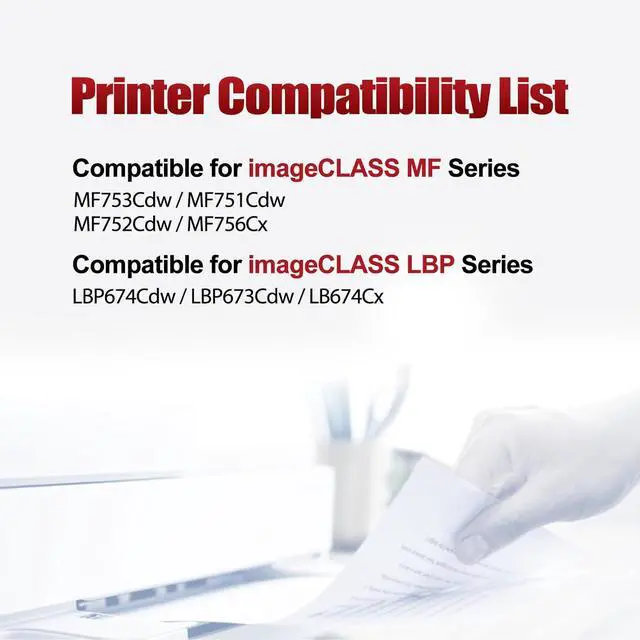 Alt view image 2 of 6 - 069 069H Toner Cartridge Set 4 Pack Compatible Replacement for Canon MF753Cdw Toner Cartridges 069H 069 for Canon imageCLASS MF 753Cdw MF751Cdw LBP674Cdw Printer (Black Cyan Magenta Yellow)