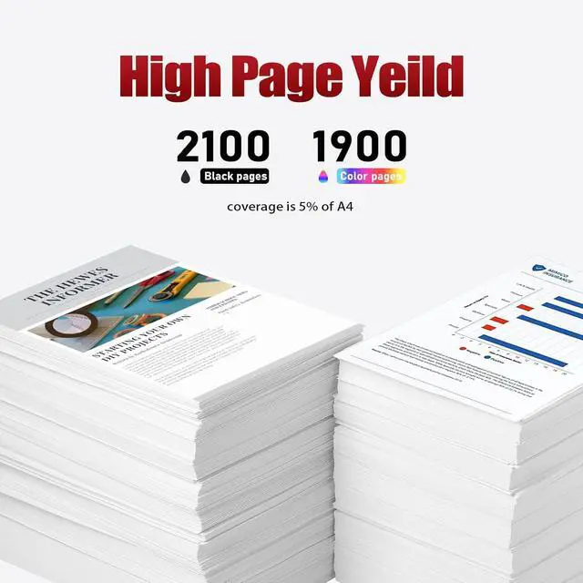 Alt view image 3 of 6 - 069 069H Toner Cartridge Set 4 Pack Compatible Replacement for Canon MF753Cdw Toner Cartridges 069H 069 for Canon imageCLASS MF 753Cdw MF751Cdw LBP674Cdw Printer (Black Cyan Magenta Yellow)