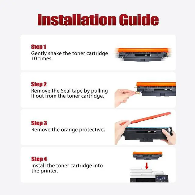 Alt view image 4 of 6 - 069 069H Toner Cartridge Set 4 Pack Compatible Replacement for Canon MF753Cdw Toner Cartridges 069H 069 for Canon imageCLASS MF 753Cdw MF751Cdw LBP674Cdw Printer (Black Cyan Magenta Yellow)