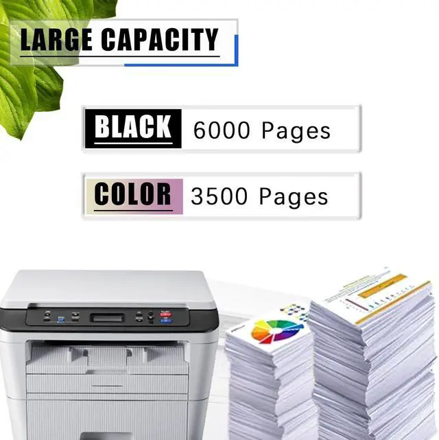 Alt view image 3 of 7 - CLT-506L CLT-506S Compatible Toner Cartridge Replacement for Samsung High Yield Compatible CLP-680 680DW 680DN CLX-6260FR 6260FD 6260FW 6260ND 6260NR Printers (4-Pack BK/C/M/Y)