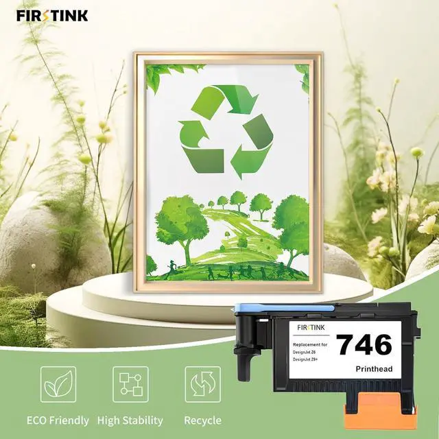 Alt view image 5 of 6 - 746 DesignJet Printhead (P2V25A) 746 Print Head Replacement for DesignJet Z6 Z9+ Large Format Printer(1-Pack)