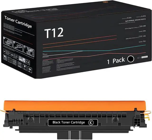 Main image of T12 Toner Cartridge Compatible for Canon Color imageCLASS X LBP1333C X MF1333c Printers, with Chip, High Yield 2100 Pages, High-Definition Printing (Black)