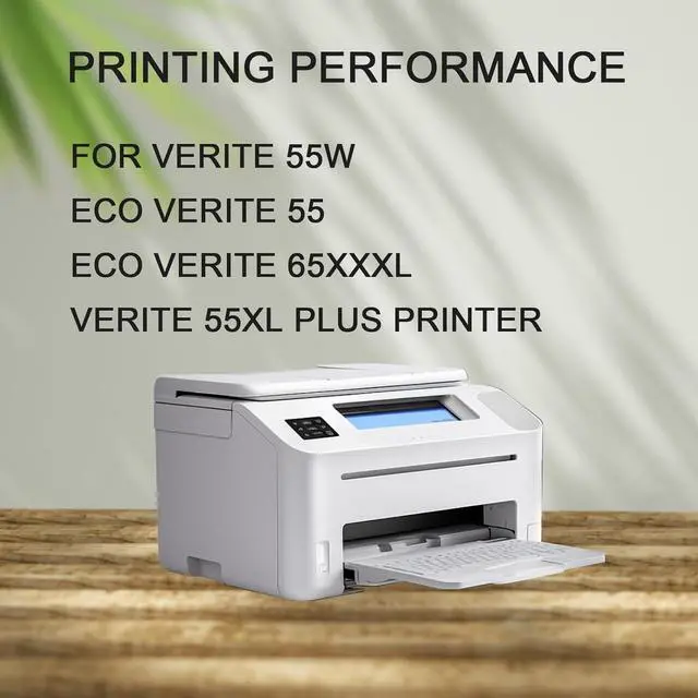 Alt view image 2 of 6 - High Pages Verite 5 Ink Cartridge Replacement for Verite 5 V50 V55 V55W Eco V55 Plus, V60 Eco 640 Eco 64 Series, V65 Eco, V65 Plus Ink Cartridge (1 Black/1 Tri-Color, Combo)