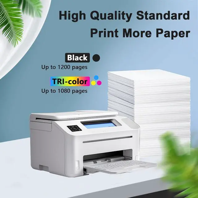 Alt view image 3 of 6 - High Pages Verite 5 Ink Cartridge Replacement for Verite 5 V50 V55 V55W Eco V55 Plus, V60 Eco 640 Eco 64 Series, V65 Eco, V65 Plus Ink Cartridge (1 Black/1 Tri-Color, Combo)