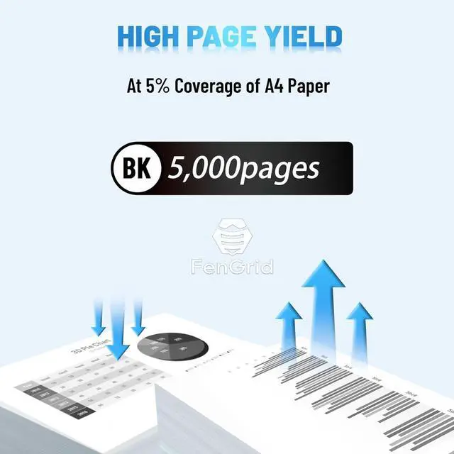 Alt view image 2 of 5 - C235 Black C230 Toner Cartridge, 006R04391, High Capacity 5,000 Page-Yield, Works with Printer Models Xerox 006R04391 C230 C230DNI C235 C235DNI