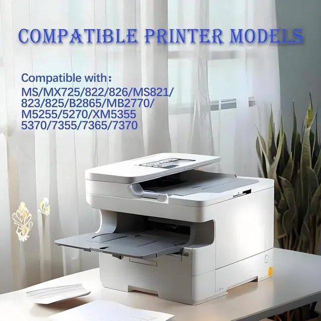 Alt view image 2 of 3 - 58D0Z00 Imaging Unit for MS823 MS821 MS725 Drum Unit Compatible with Lexmark MS/MX725/822/826/821/823/825/B2865/MB2770/M5255/5270/XM5355/5370/7355/7365/7370 Imaging Drum