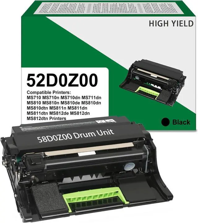 Main image of 58D0Z00 Black Imaging Unit Replacement for Lexmark 58D0Z00 Imaging Durm Unit Use for B2865dw MS821dn MS821n MS823dn MS825dn MS826de MS725dvn MX721ade MX722ade MX822ade MX826ade Printer