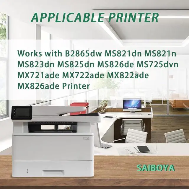 Alt view image 2 of 6 - 58D0Z00 Black Imaging Unit Replacement for Lexmark 58D0Z00 Imaging Durm Unit Use for B2865dw MS821dn MS821n MS823dn MS825dn MS826de MS725dvn MX721ade MX722ade MX822ade MX826ade Printer