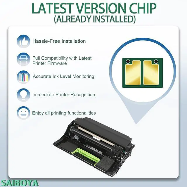 Alt view image 4 of 6 - 58D0Z00 Black Imaging Unit Replacement for Lexmark 58D0Z00 Imaging Durm Unit Use for B2865dw MS821dn MS821n MS823dn MS825dn MS826de MS725dvn MX721ade MX722ade MX822ade MX826ade Printer