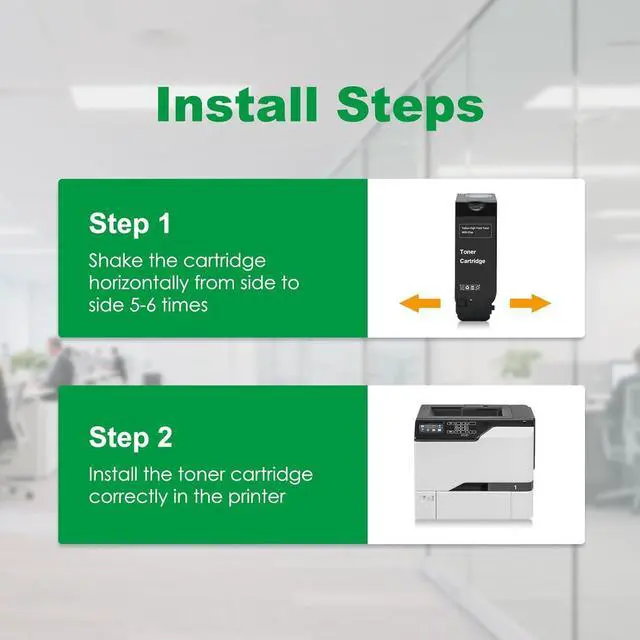 Alt view image 6 of 7 - Remanufactured 74C1SY0 Yellow High Yield Toner Cartridge Compatible with Lexmark CS720 CS725 CX725 for CS720de, CS720dte, CS725de, CS725dte, CX725de, CX725dte Laser Printer