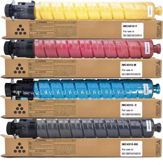Main image of IMC4510 IM C4510 Toner Cartridge High Yield 842526 842529 842528 842527 Toner Replacement for IM C6010 IM C4510 Printer(Black Magenta Cyan Yellow)