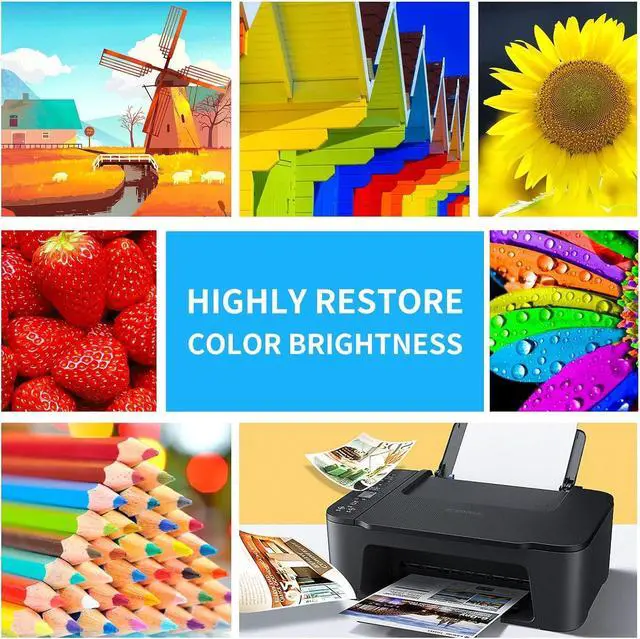 Alt view image 4 of 7 - Remanufactured T096 96 Ink Cartridges Compatible with epson T0961 T0962 T0963 T0964 T0965 T0966 T0967 T0968 T0969 Ink for Stylus Photo R2880 Inkjet Printer Ink (T096-9 Pack)