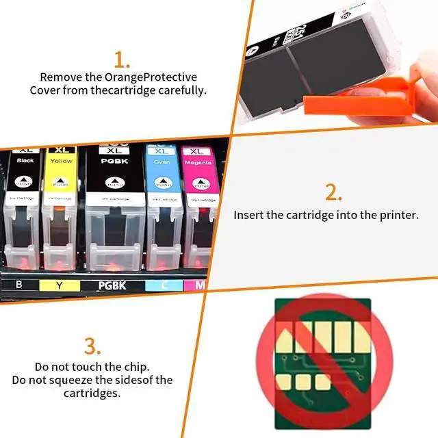 Alt view image 3 of 7 - Remanufactured T096 96 Ink Cartridges Compatible with epson T0961 T0962 T0963 T0964 T0965 T0966 T0967 T0968 T0969 Ink for Stylus Photo R2880 Inkjet Printer Ink (T096-9 Pack)