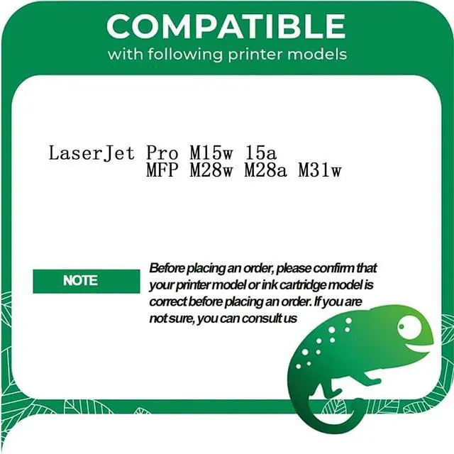 Alt view image 3 of 7 - M28-M31 Toner Cartridge Replacement for HP M28-M31 M28M31 Toner Cartridge,Fit with LaserJet Pro M15w 15a MFP M28w M28a M31w Printers,1000 Pages,Black-2 Pack