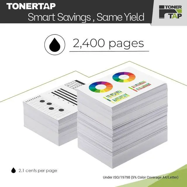 Alt view image 4 of 7 - Toner Tap 414A Black Toner Cartridge Compatible for Pro MFP M479fdw M454dw M454dn M455dn M479fdn Printer, Toner W2020A