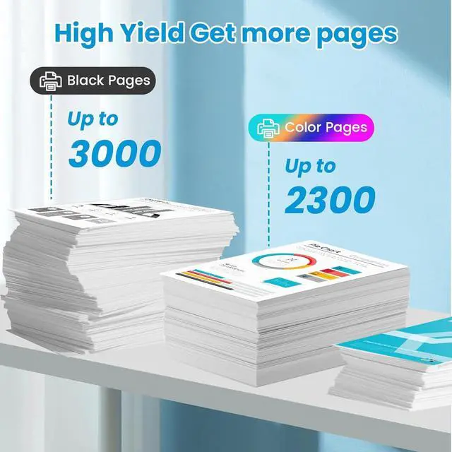 Alt view image 6 of 7 - TN229XL TN229 Toner Cartridges Compatible for TN229 TN229XL TN-229XL TN229 XL Work for MFC-L3780CDW MFC-L3720CDW HL-L3280CDW HL-L3220CDW HL-L3300CDW Printer (TN229XLBK/C/M/Y,4 Pack)